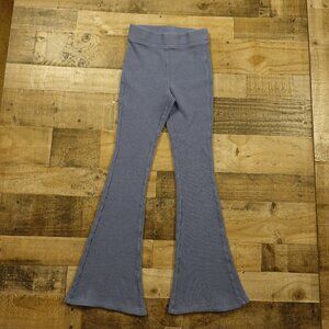 Aerie Waffle Knit Flare Pants Women’s‎ XS Slate Blue